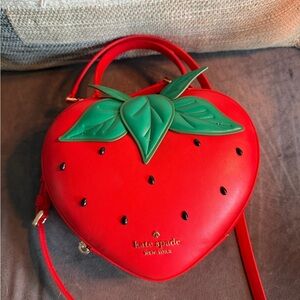 Kate spade Red Strawberry-Shaped Crossbody Bag
